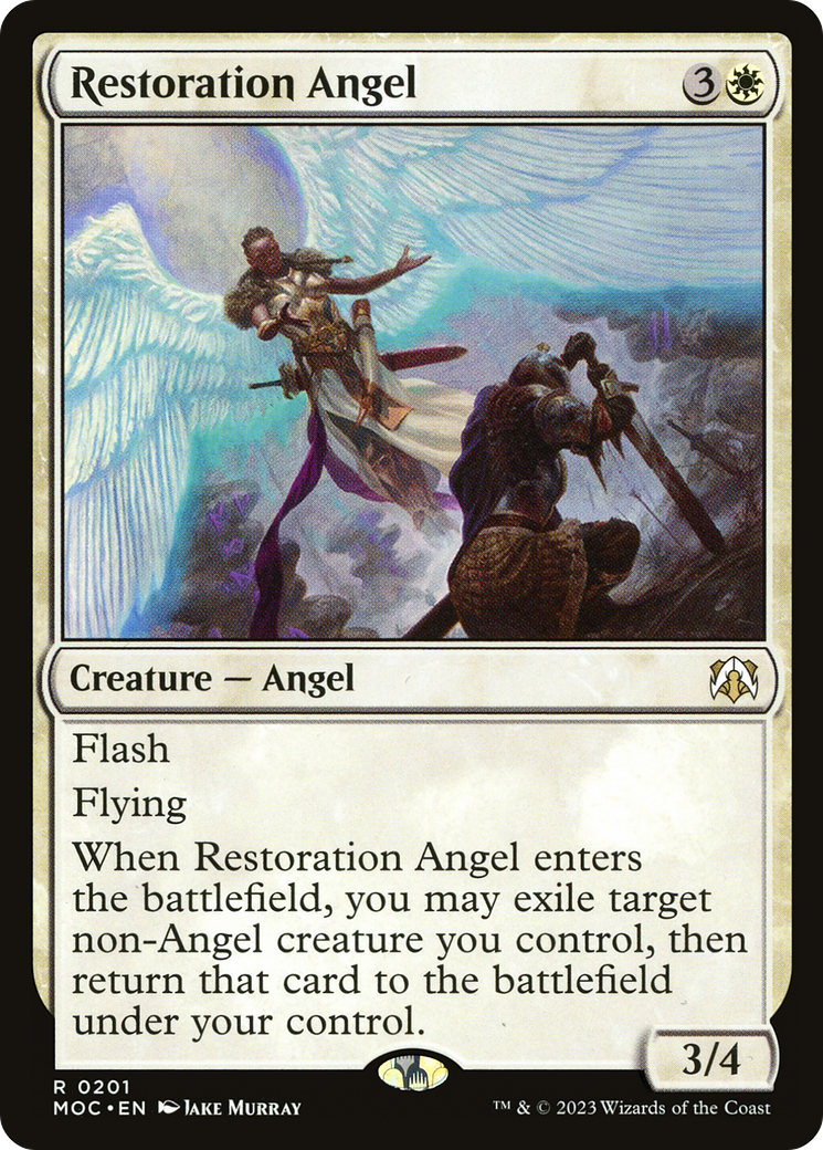 Restoration Angel [March of the Machine Commander] | Silver Goblin