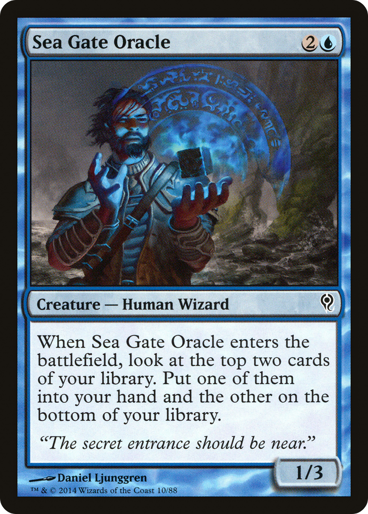 Sea Gate Oracle (010) - Duel Decks: Jace vs. Vraska