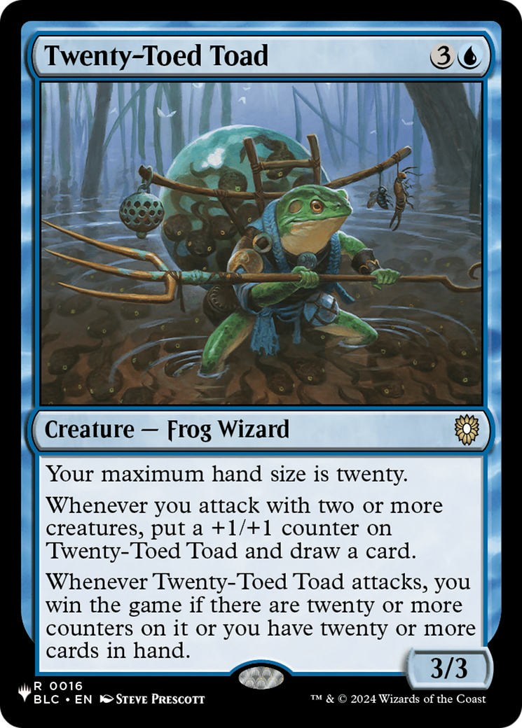 Twenty-Toed Toad (BLC-16)