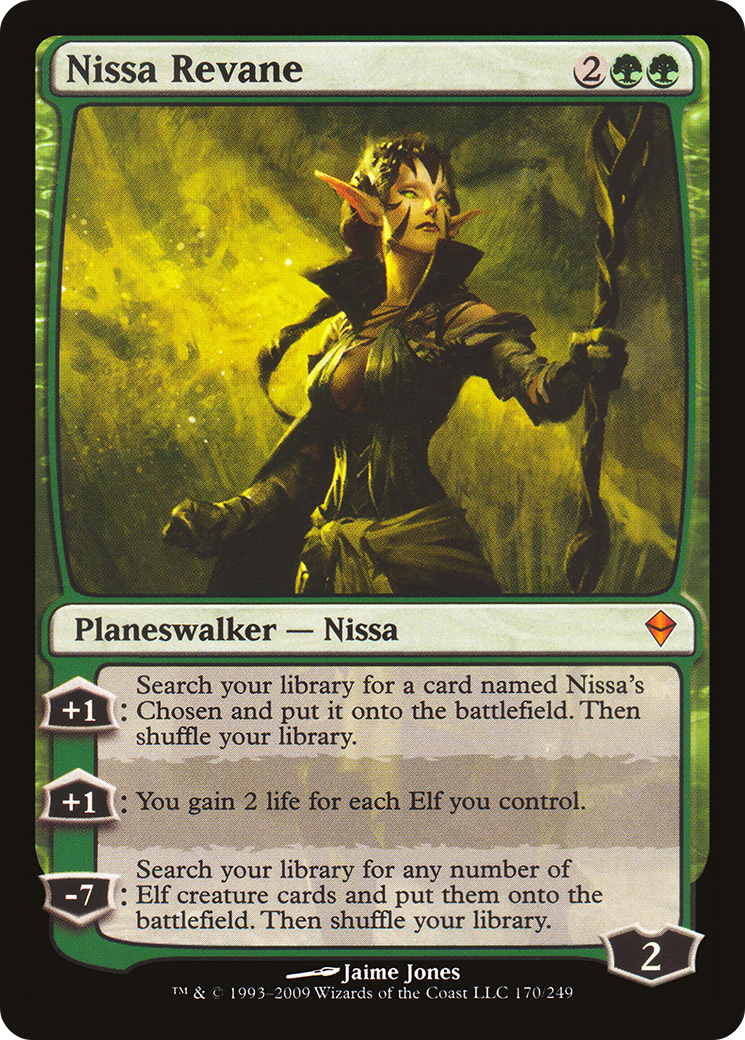 Nissa Revane (170) Foil - Zendikar