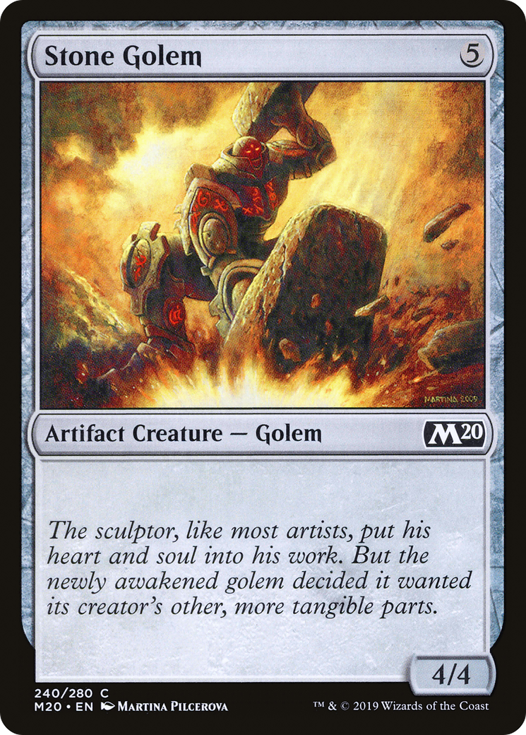 Stone Golem (240) - Core Set 2020