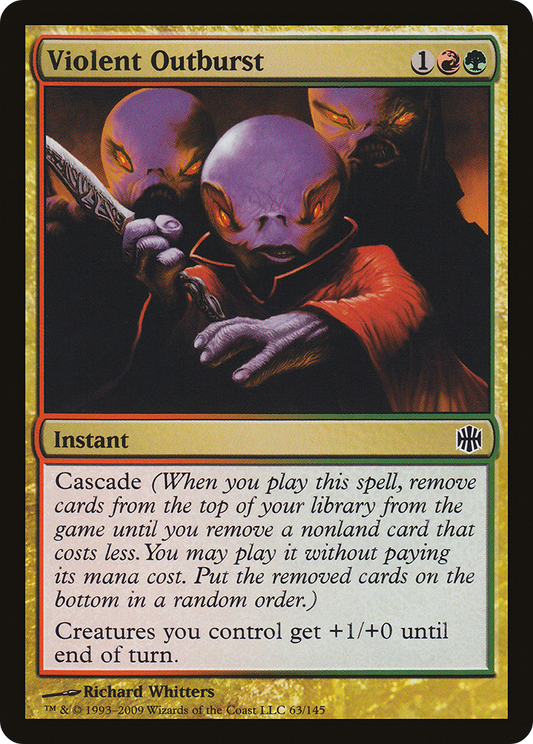 Violent Outburst [Alara Reborn] Foil