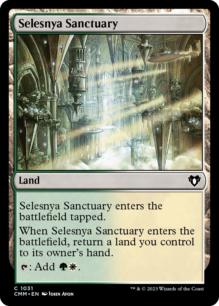 Selesnya Sanctuary [Commander Masters] | Silver Goblin