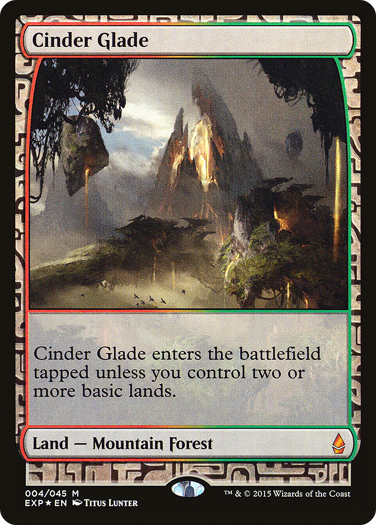 Cinder Glade (004) Foil - Zendikar Expeditions