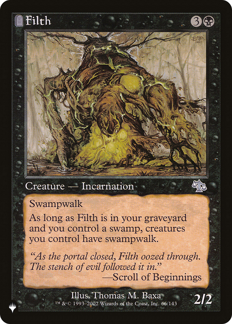 Filth (Retro) (JUD-66) - The List