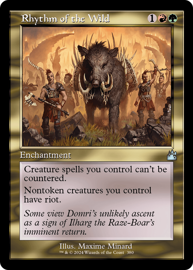 Rhythm of the Wild (Retro Frame) [Ravnica Remastered] Foil