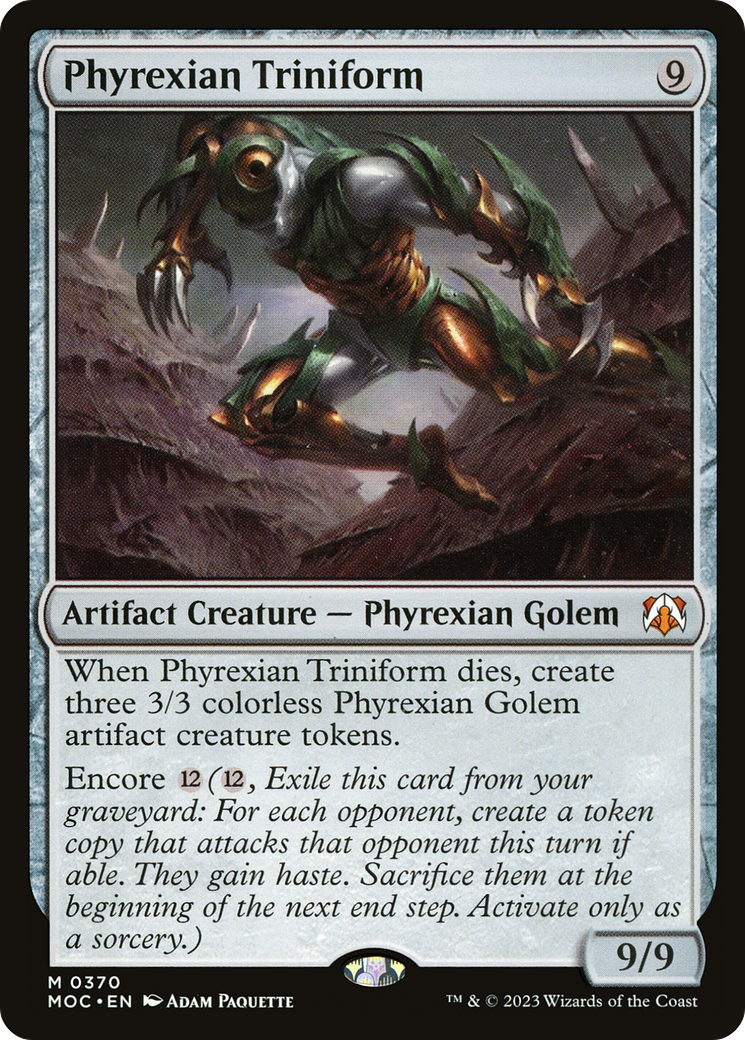 Phyrexian Triniform [March of the Machine Commander] | Silver Goblin