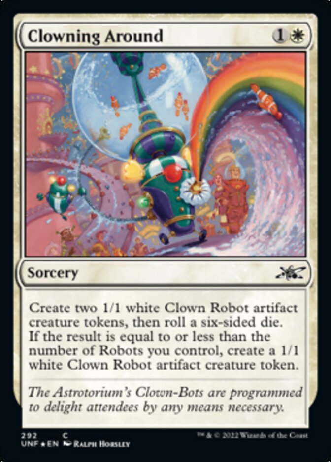 Clowning Around (Galaxy Foil) [Unfinity] | Silver Goblin