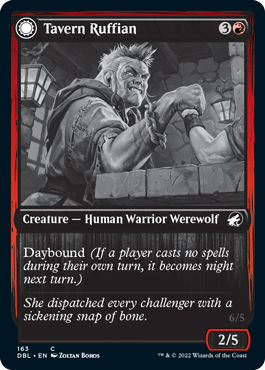 Tavern Ruffian (163) Foil - Innistrad: Double Feature