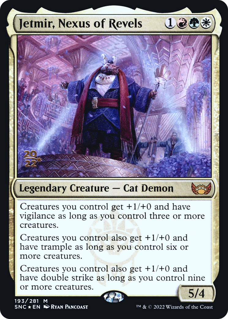 Jetmir, Nexus of Revels (193s) Foil - Streets of New Capenna Promos