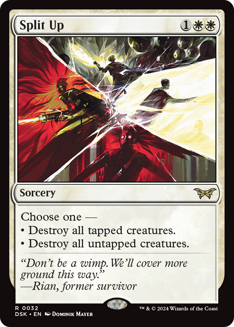 Split Up [Duskmourn: House of Horror] Foil