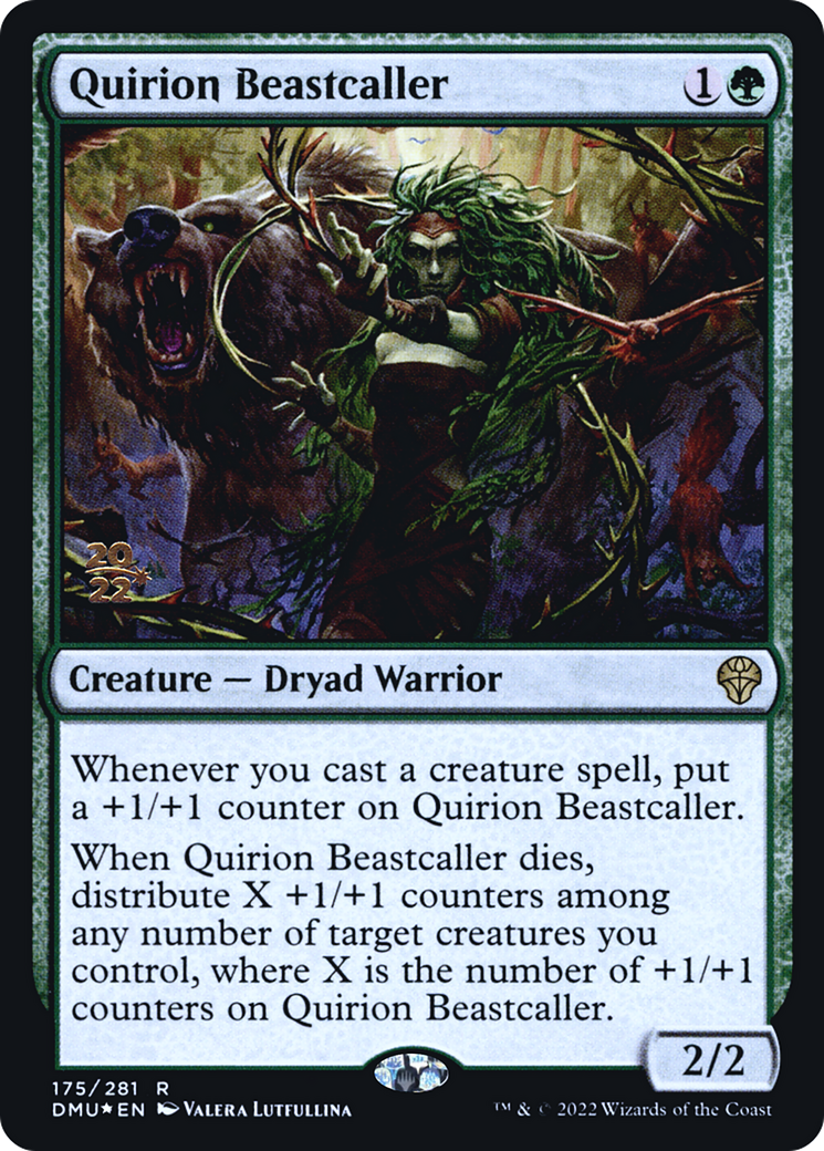 Quirion Beastcaller [Dominaria United Prerelease Promos] | Silver Goblin