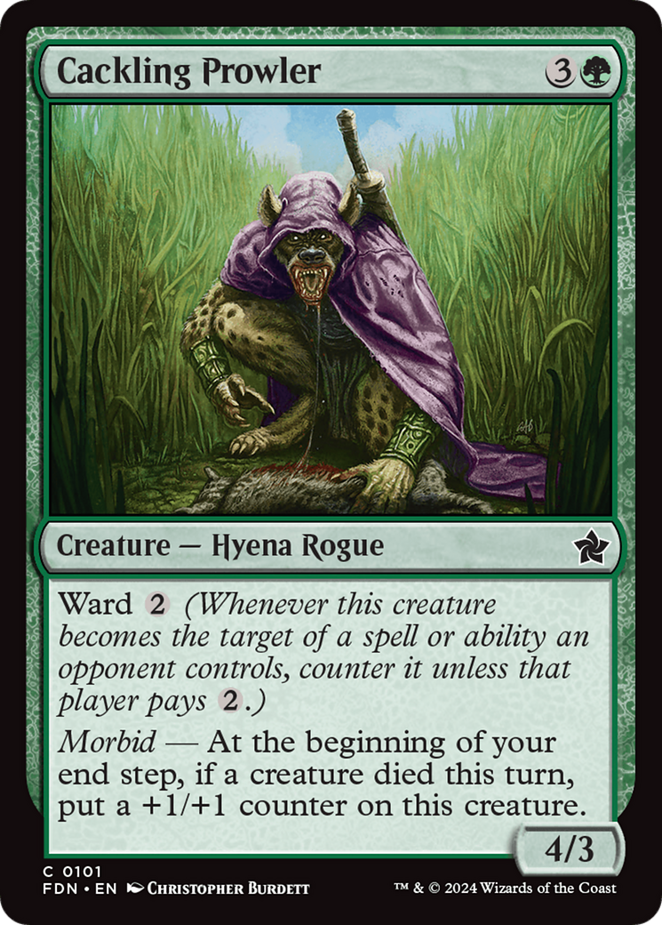 Cackling Prowler [Foundations] Foil