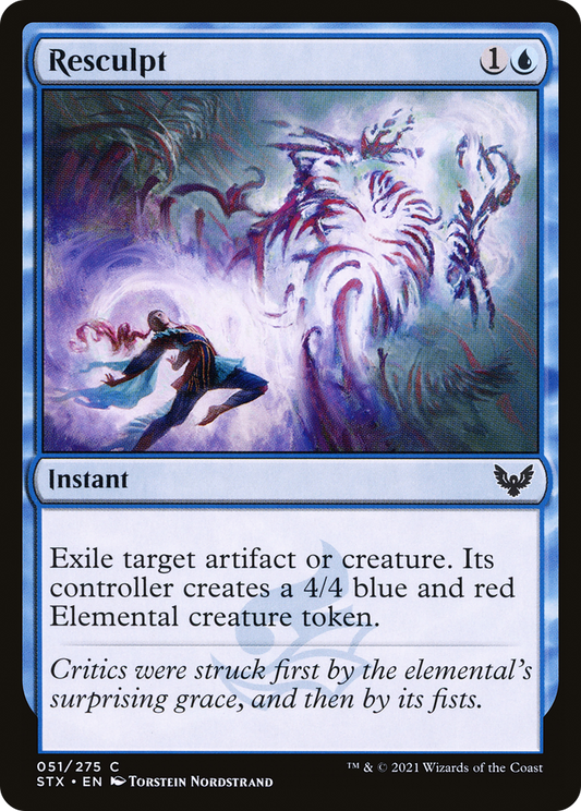Resculpt (051) Foil - Strixhaven: School of Mages