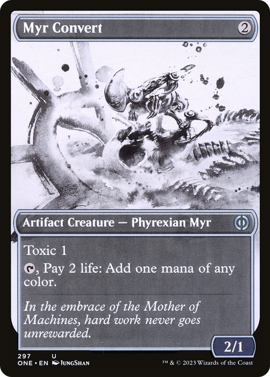 Myr Convert (Showcase) (297) - Phyrexia: All Will Be One