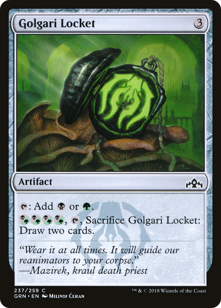 Golgari Locket (237) Foil - Guilds of Ravnica