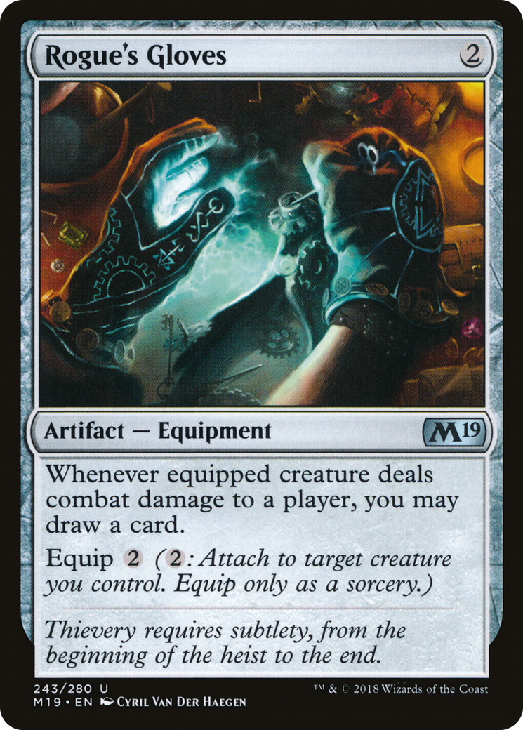 Rogue's Gloves (243) - Core Set 2019