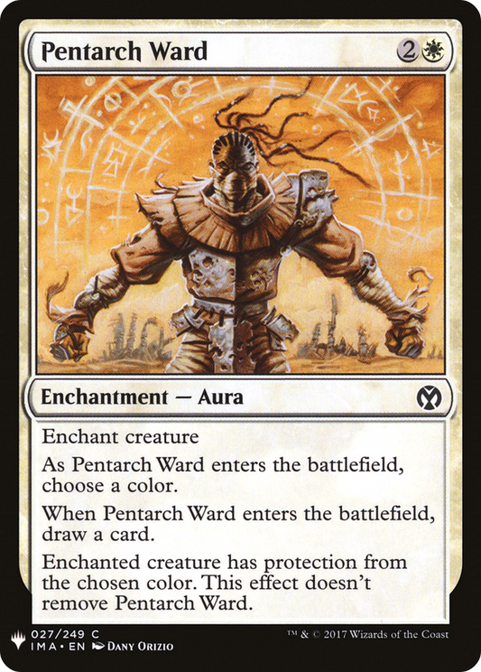 Pentarch Ward (IMA-27) - The List