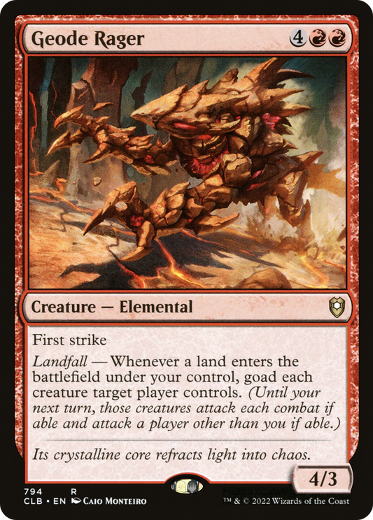 Geode Rager (794) - Commander Legends: Battle for Baldur's Gate
