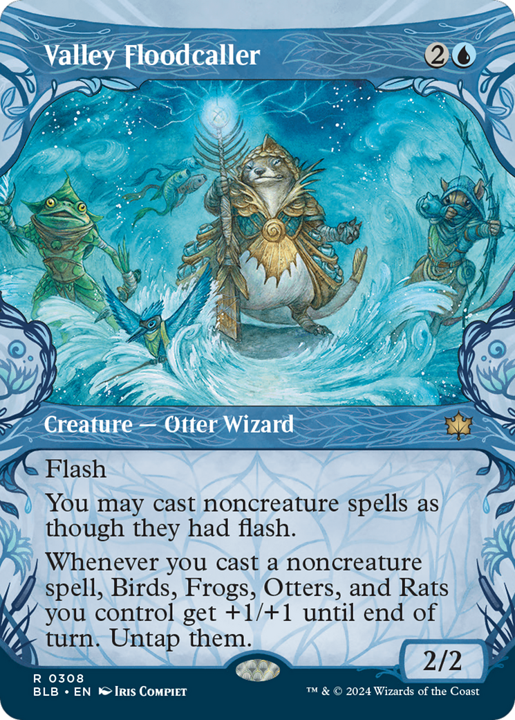 Valley Floodcaller (Showcase) (308) Foil - Bloomburrow