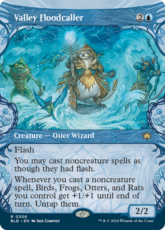 Valley Floodcaller (Showcase) [Bloomburrow] Foil
