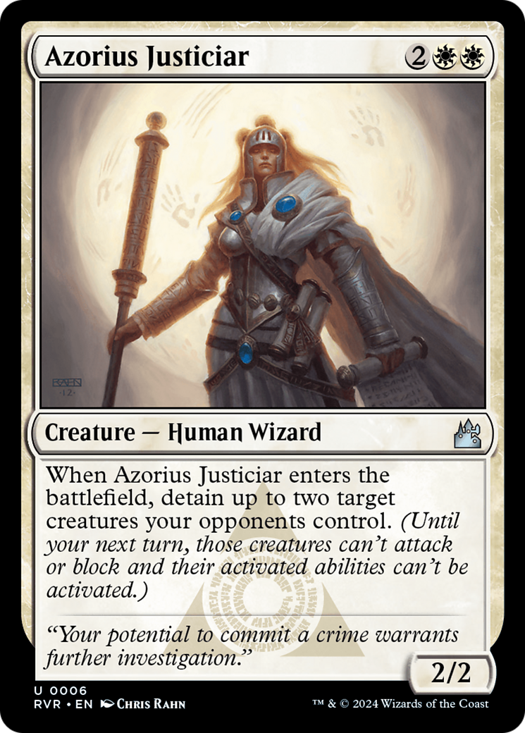 Azorius Justiciar [Ravnica Remastered] | Silver Goblin