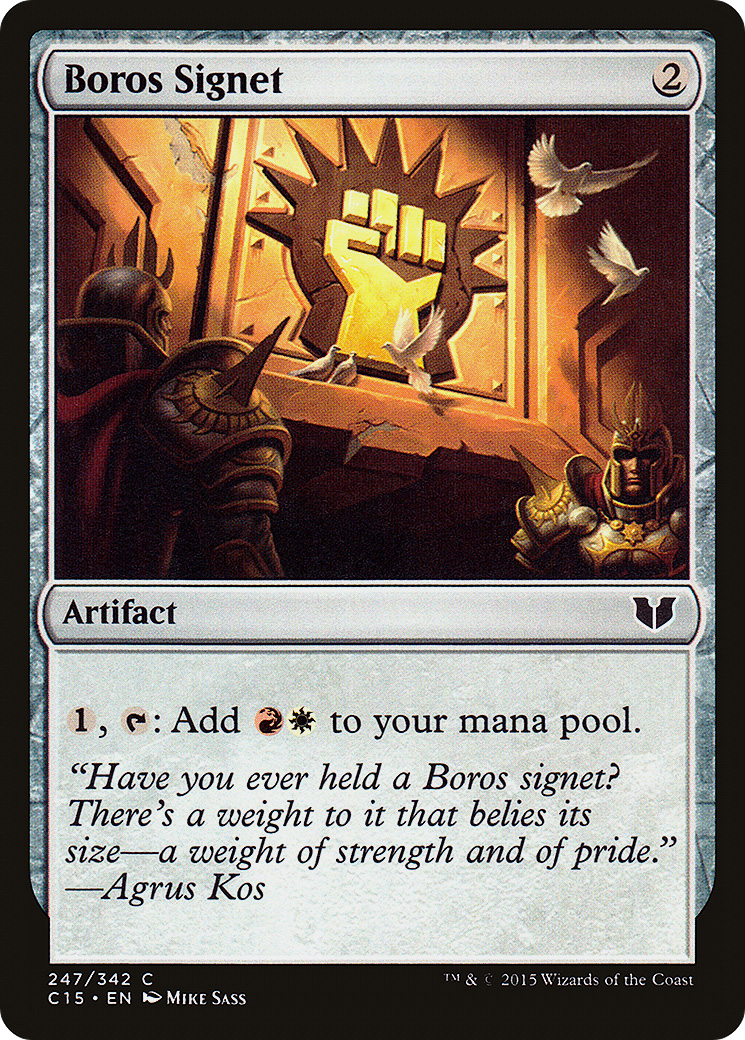 Boros Signet (247) - Commander 2015