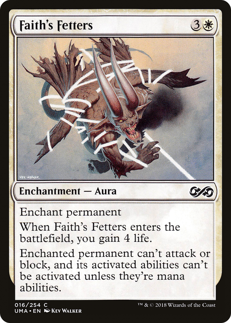 Faith's Fetters (016) Foil - Ultimate Masters