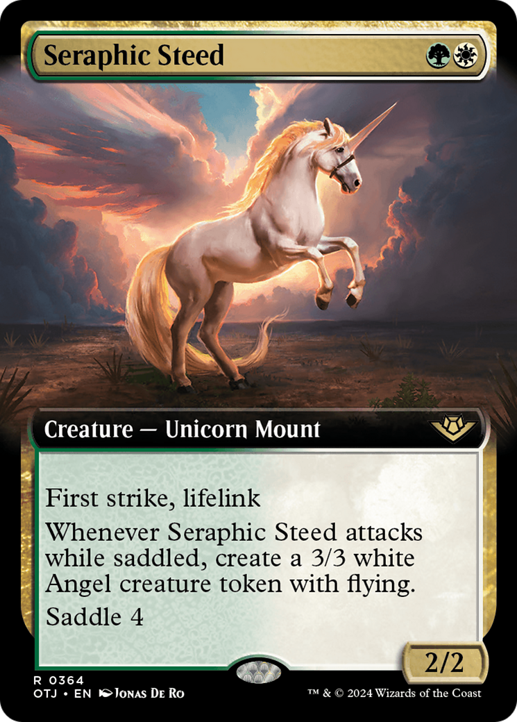 Seraphic Steed (Extended Art) (364) Foil - Outlaws of Thunder Junction