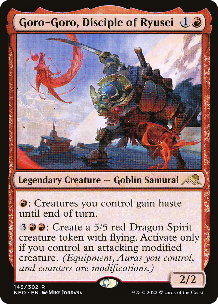 Goro-Goro, Disciple of Ryusei (145) Foil - Kamigawa: Neon Dynasty