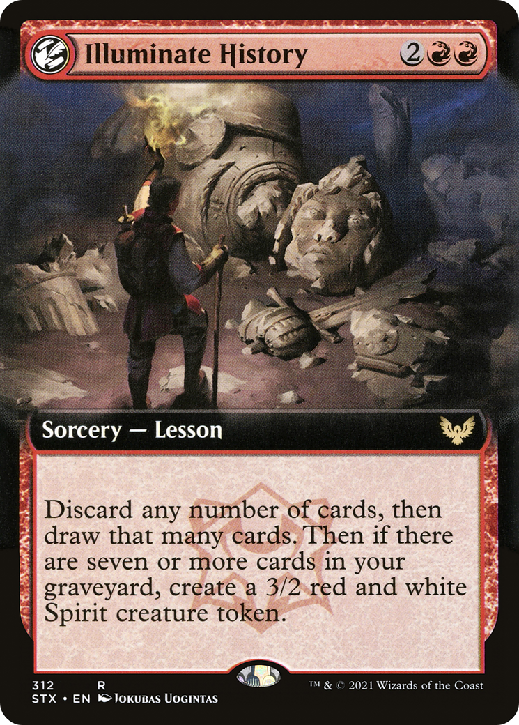 Illuminate History (Extended Art) (312) Foil - Strixhaven: School of Mages