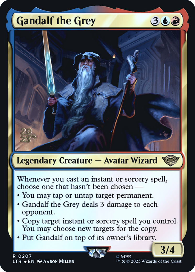 Gandalf the Grey [The Lord of the Rings: Tales of Middle-Earth Prerelease Promos] | Silver Goblin