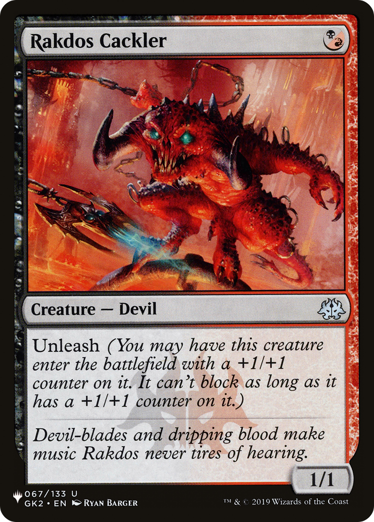 Rakdos Cackler [The List]