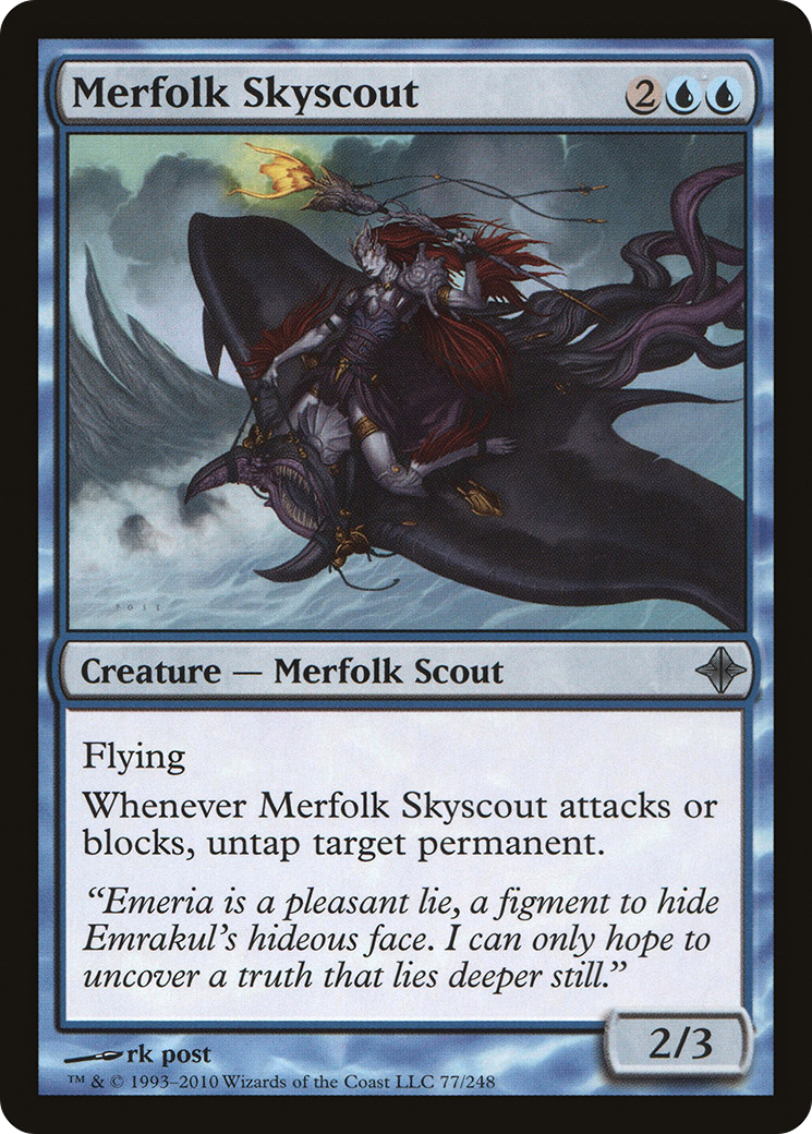 Merfolk Skyscout (077) - Rise of the Eldrazi