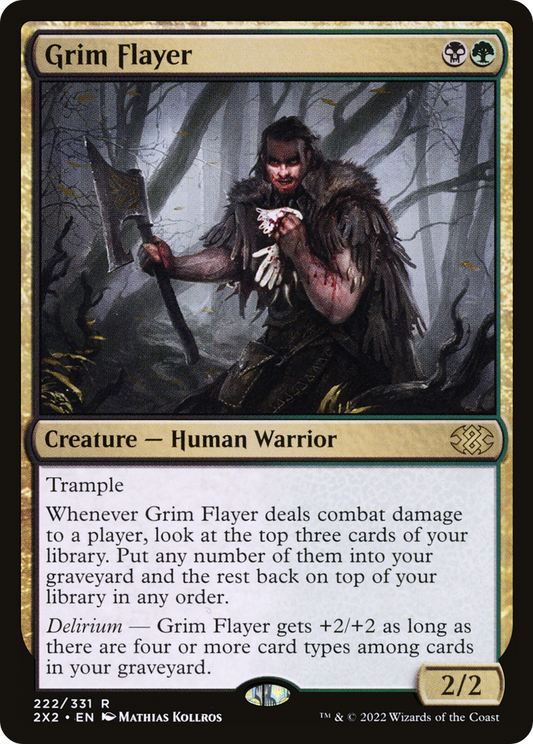Grim Flayer (222) Foil - Double Masters 2022
