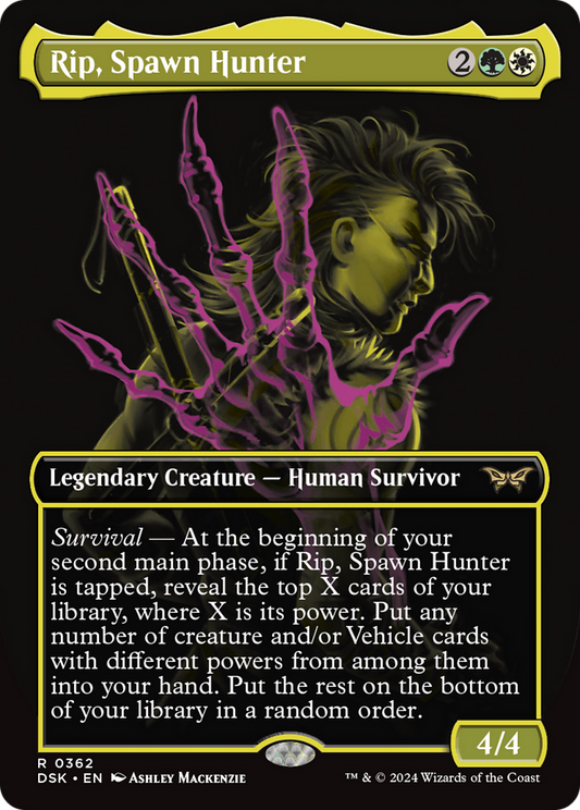 Rip, Spawn Hunter (Showcase) [Duskmourn: House of Horror] Foil