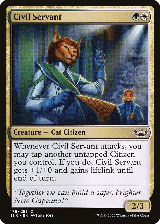 Civil Servant (176) Foil - Streets of New Capenna