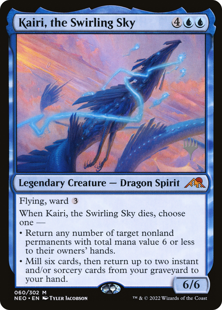 Kairi, the Swirling Sky (Promo Pack) [Kamigawa: Neon Dynasty Promos] Foil