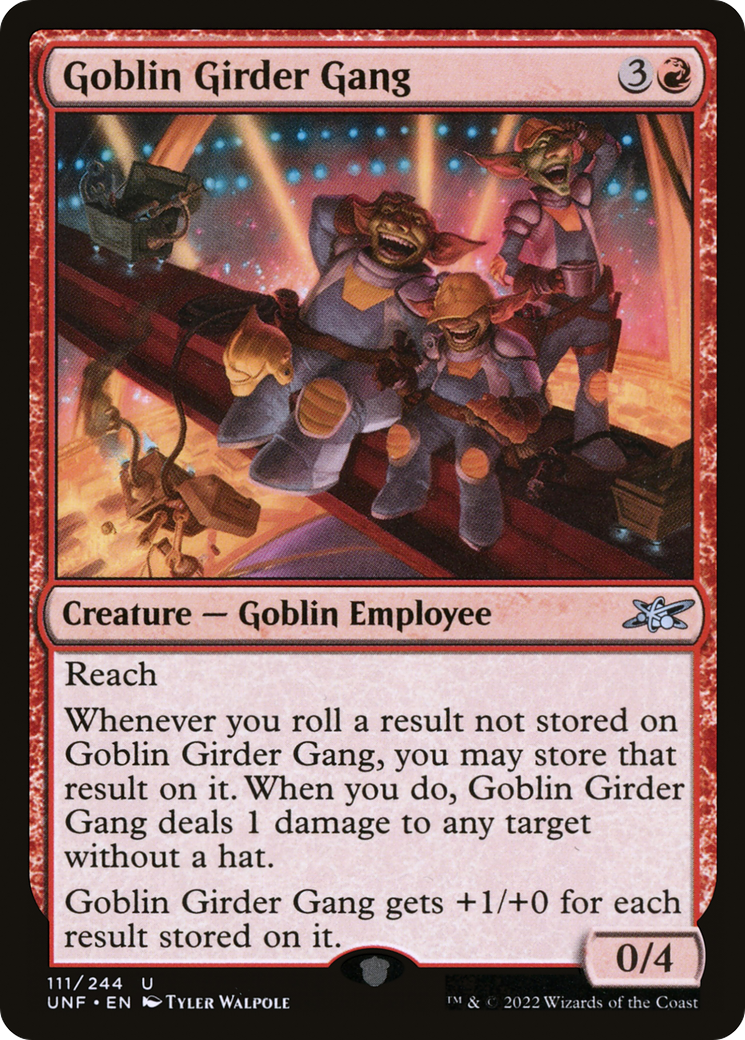 Goblin Girder Gang (111) Foil - Unfinity
