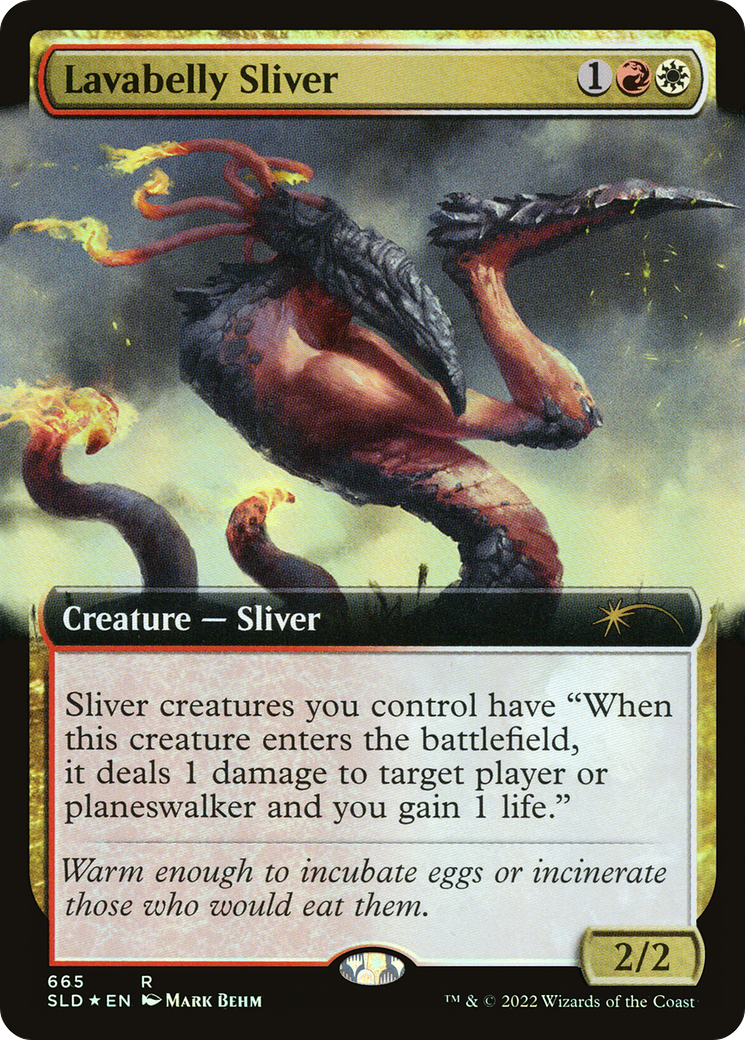 Lavabelly Sliver (Extended Art) (665) Foil - Secret Lair Drop