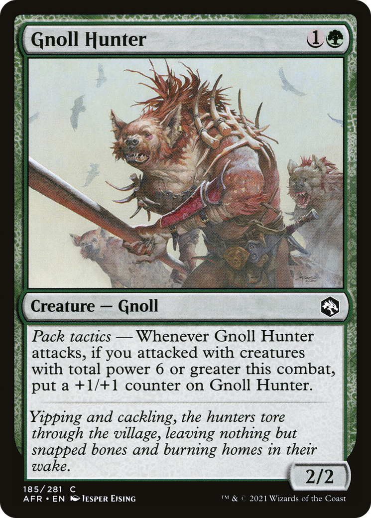 Gnoll Hunter (185) Foil - Adventures in the Forgotten Realms