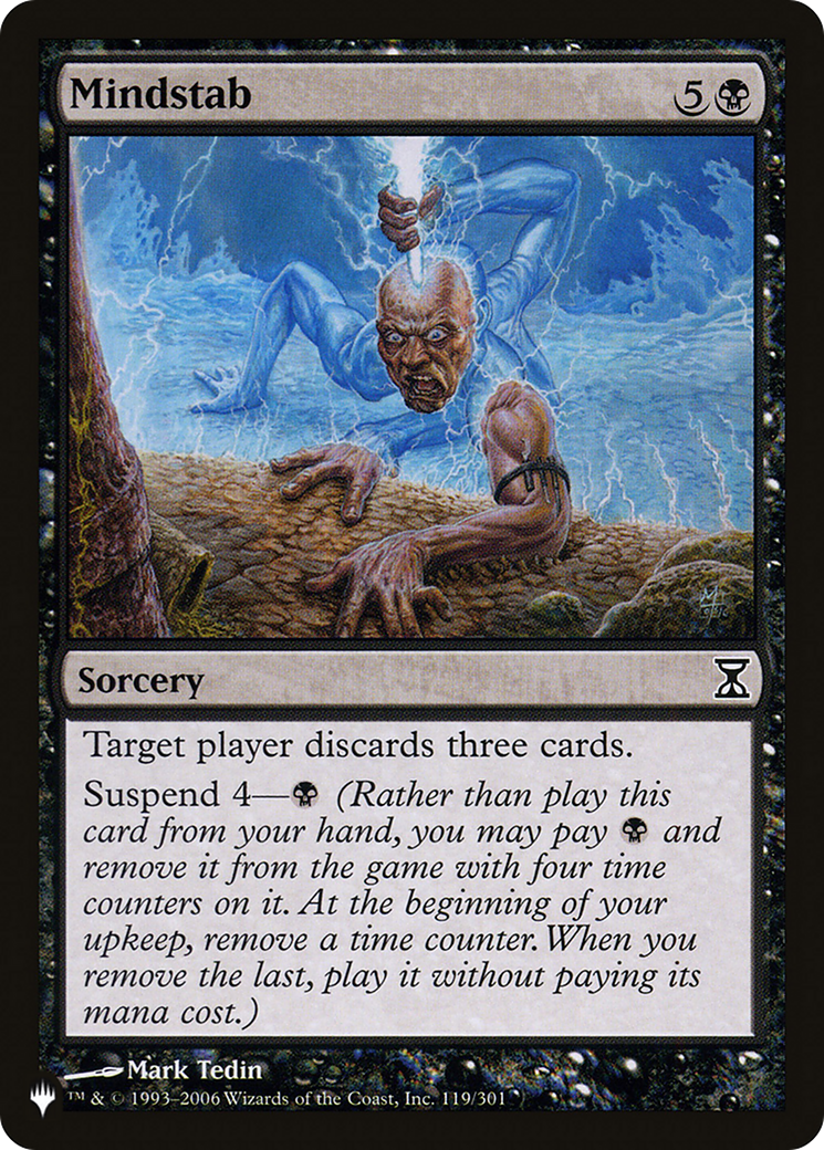 Mindstab (TSP-119) - The List
