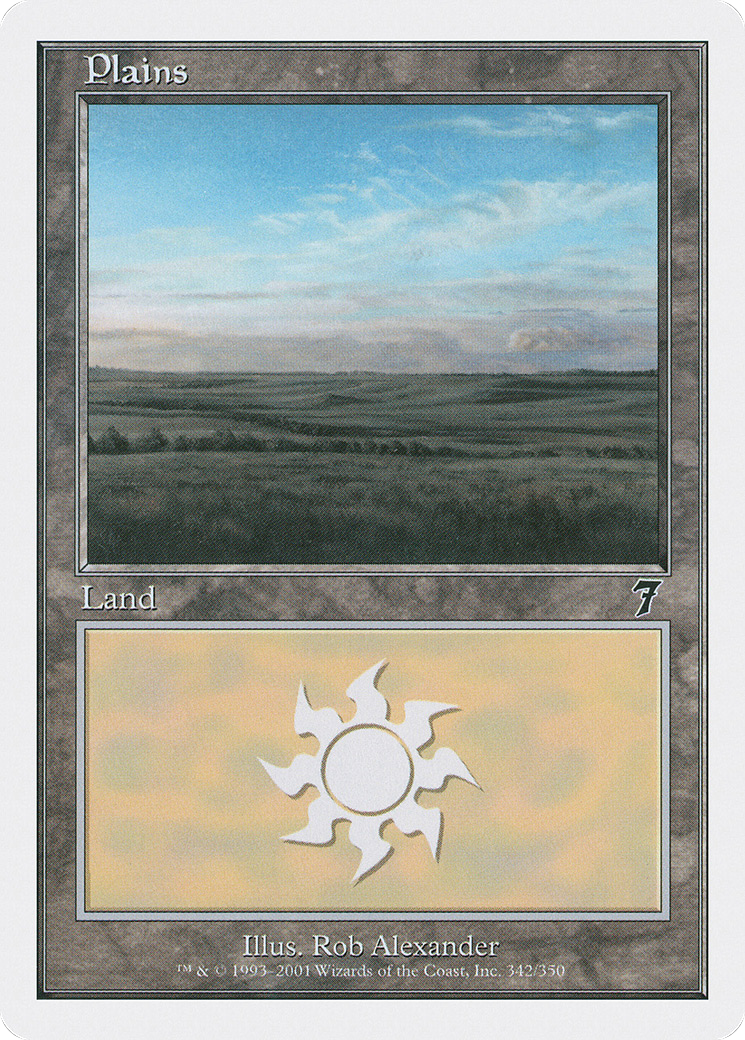 Plains (342) Foil - Seventh Edition
