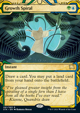 Growth Spiral (Foil Etched) [Strixhaven: School of Mages Mystical Archive] | Silver Goblin