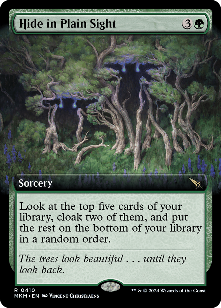 Hide in Plain Sight (Extended Art) (410) Foil - Murders at Karlov Manor