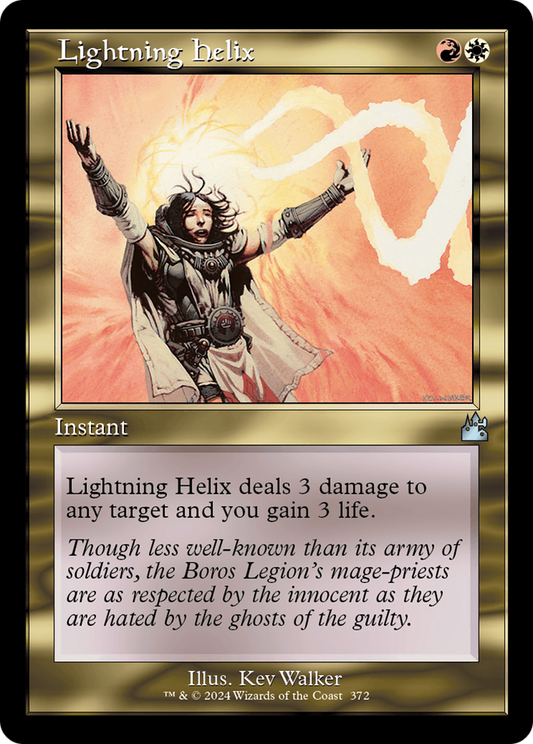 Lightning Helix (Retro Frame) [Ravnica Remastered] Foil