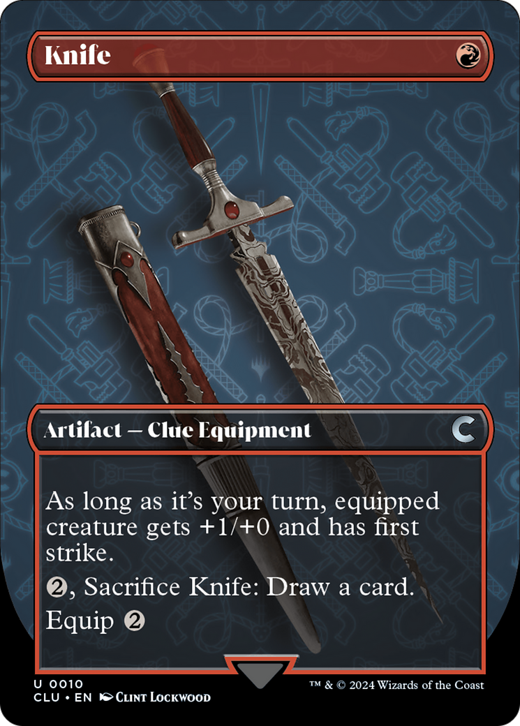 Knife (Borderless) (010) - Ravnica: Clue Edition