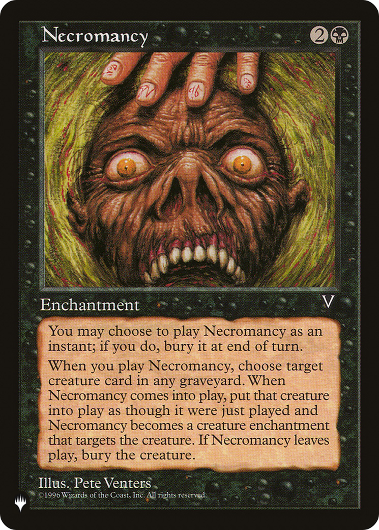 Necromancy (Retro) - The List
