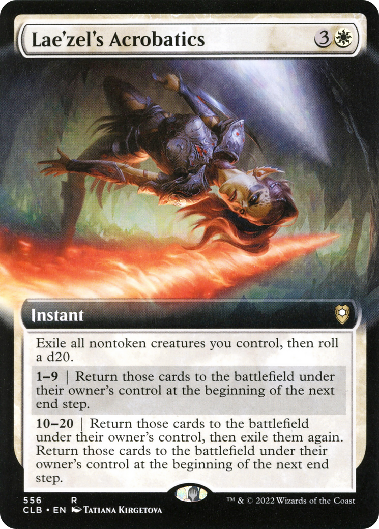 Lae'zel's Acrobatics (Extended Art) (556) - Commander Legends: Battle for Baldur's Gate
