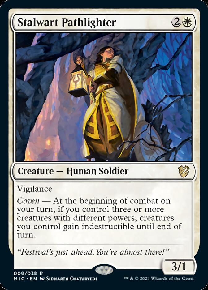 Stalwart Pathlighter [Innistrad: Midnight Hunt Commander] | Silver Goblin